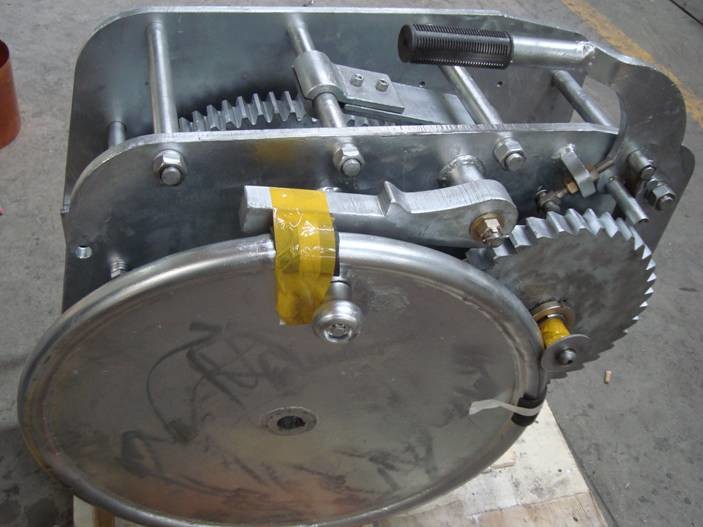 Barge Connecting Hand Manual Swivel Winch For Marine Ship Nabrico Original