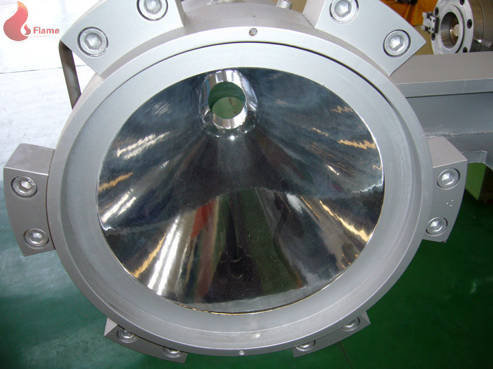 110KW Single Screw Strainer Extruder For PVC with Double Die head