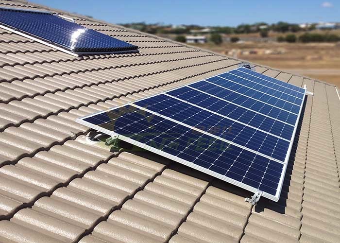  Custom Triangle Flat Roof Solar Racking For Conrete Rooftop Manufactures