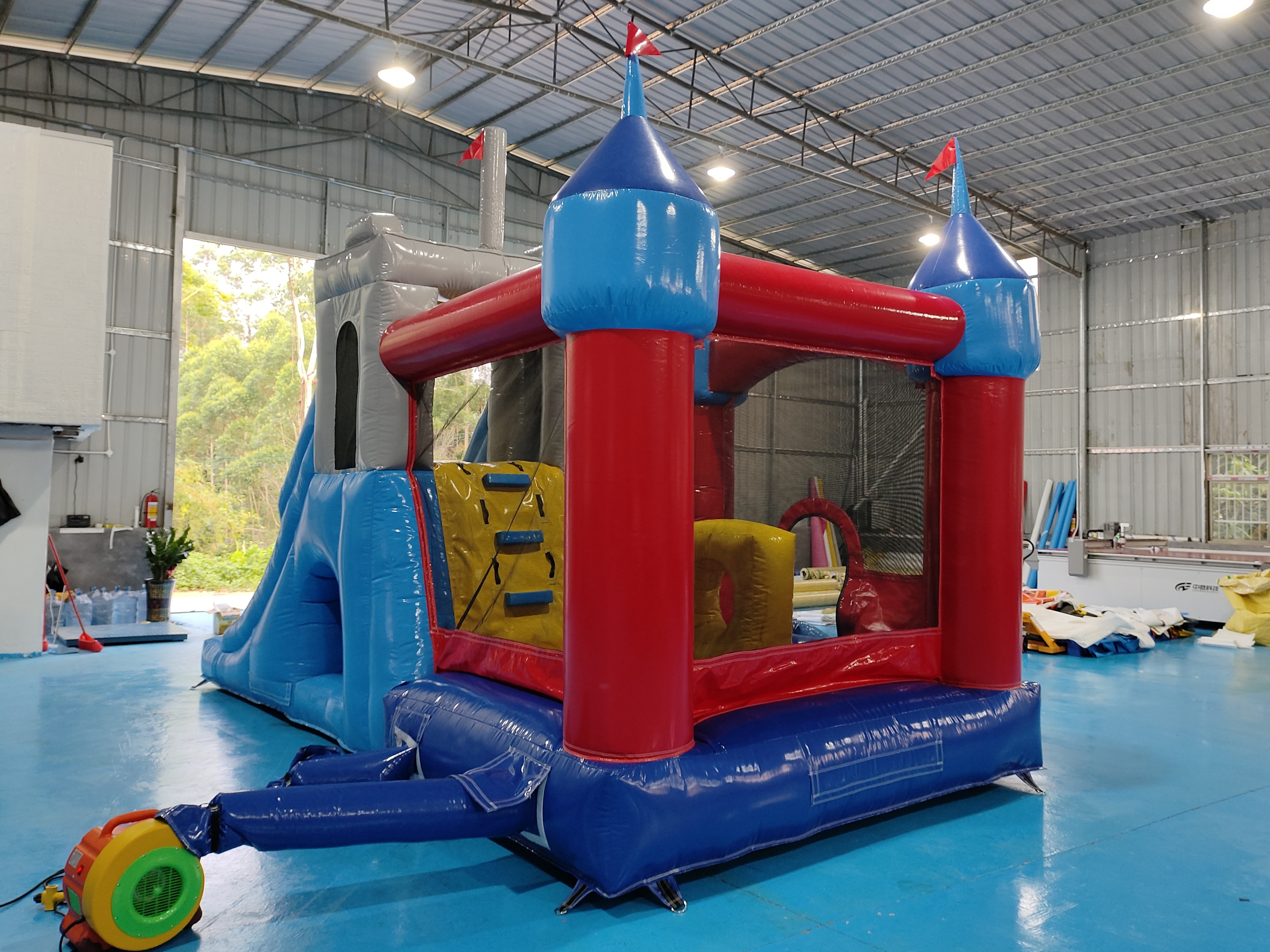 Outdoor Medieval Bounce Castle Inflatable Bouncy House With Slide Combo Inflatable Jumping House For KIds