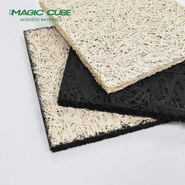 Coconut Fiber Wool Acoustic Board Bass Traps with Steel Keel Installation