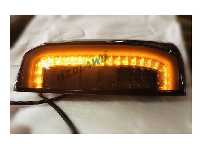 Smoke Black / Red LED 4x4 Driving Lights For Nissan Navara NP300 Auto Parts