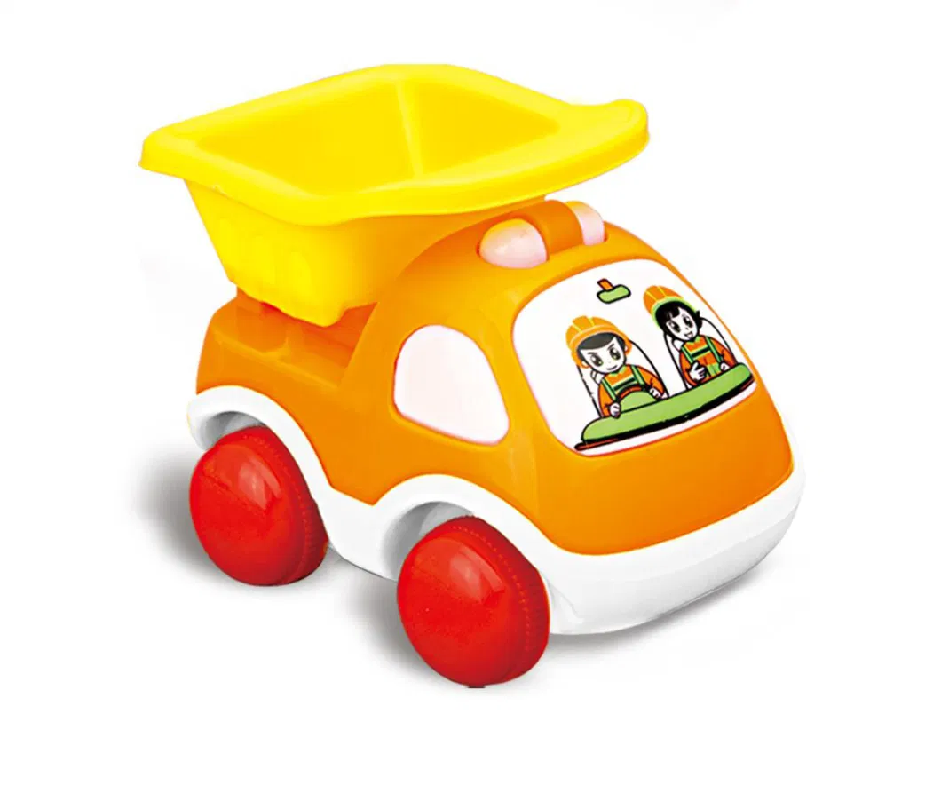 Friction Engineering Car Toy Children Model Inertia Car Cartoon Engineering Car Toy Multi-Style Mixing