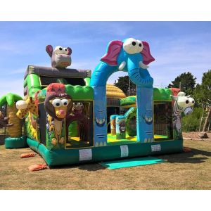 Customized Unicorn Jumping House Inflatable Bouncer Slide