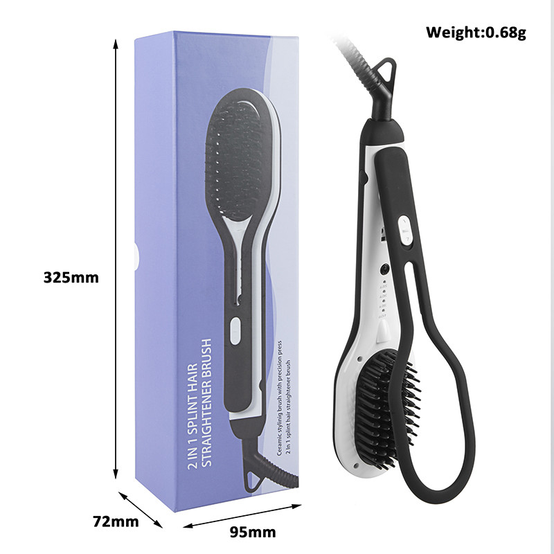 Electric Hot Hair Tool Straightener Brush With Clamp OEM ODM Service
