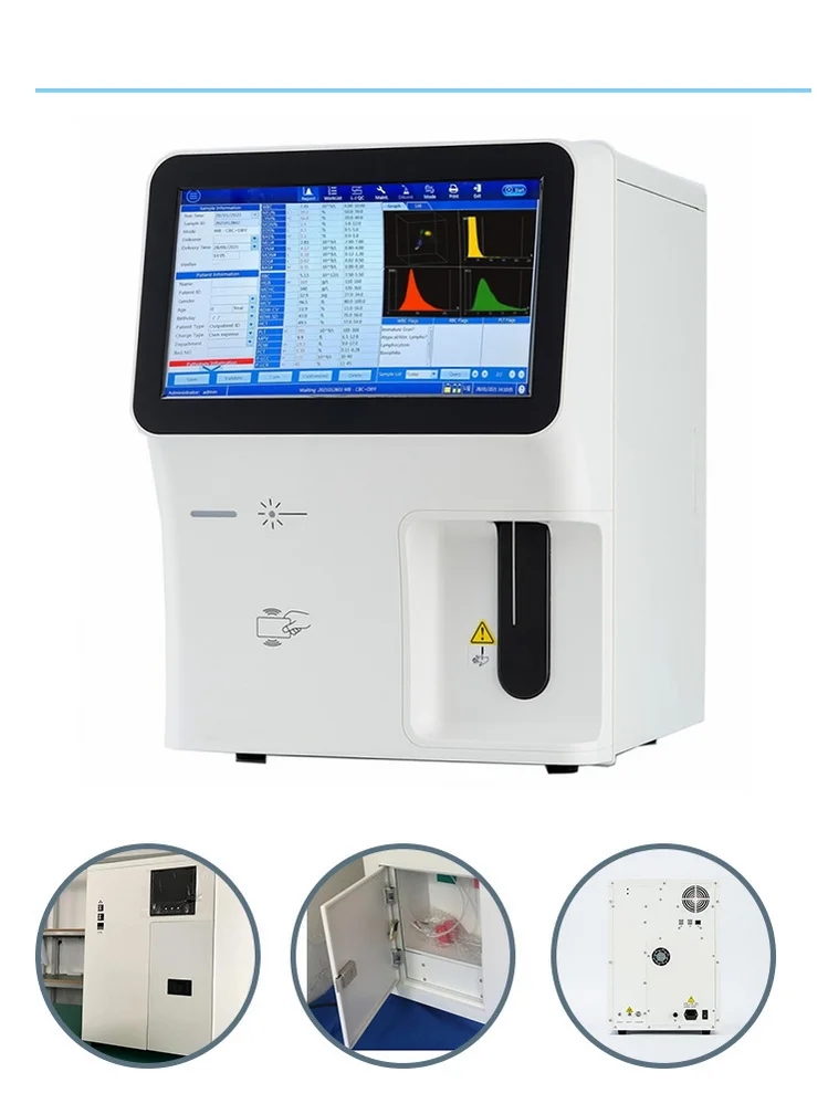 Class II Fully Automatic 3 Part Hematology Analyzer with 14 Inch Touch Screen Display
