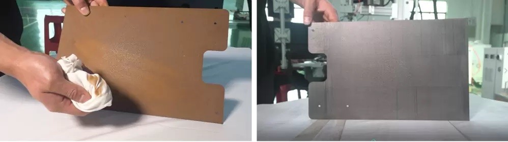 Oxide Coating Handheld Laser Cleaning Machine 500W For Cladding Layer Rust Removal