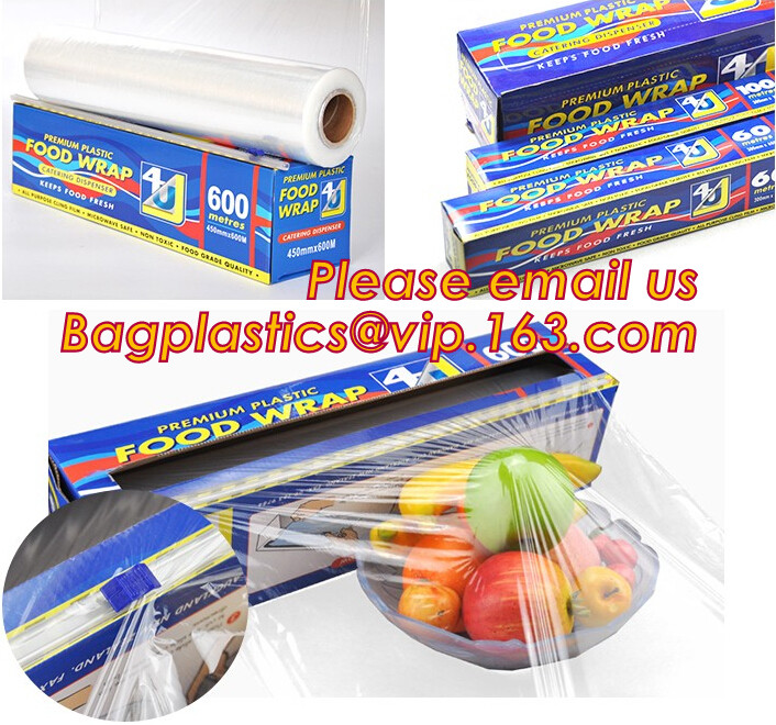LDPE Plastic Fresh Keeping Food Wrap Cling Wrap Stretch Film, Bio-fresh food Wrap (PVC cling wrap film for food grade)