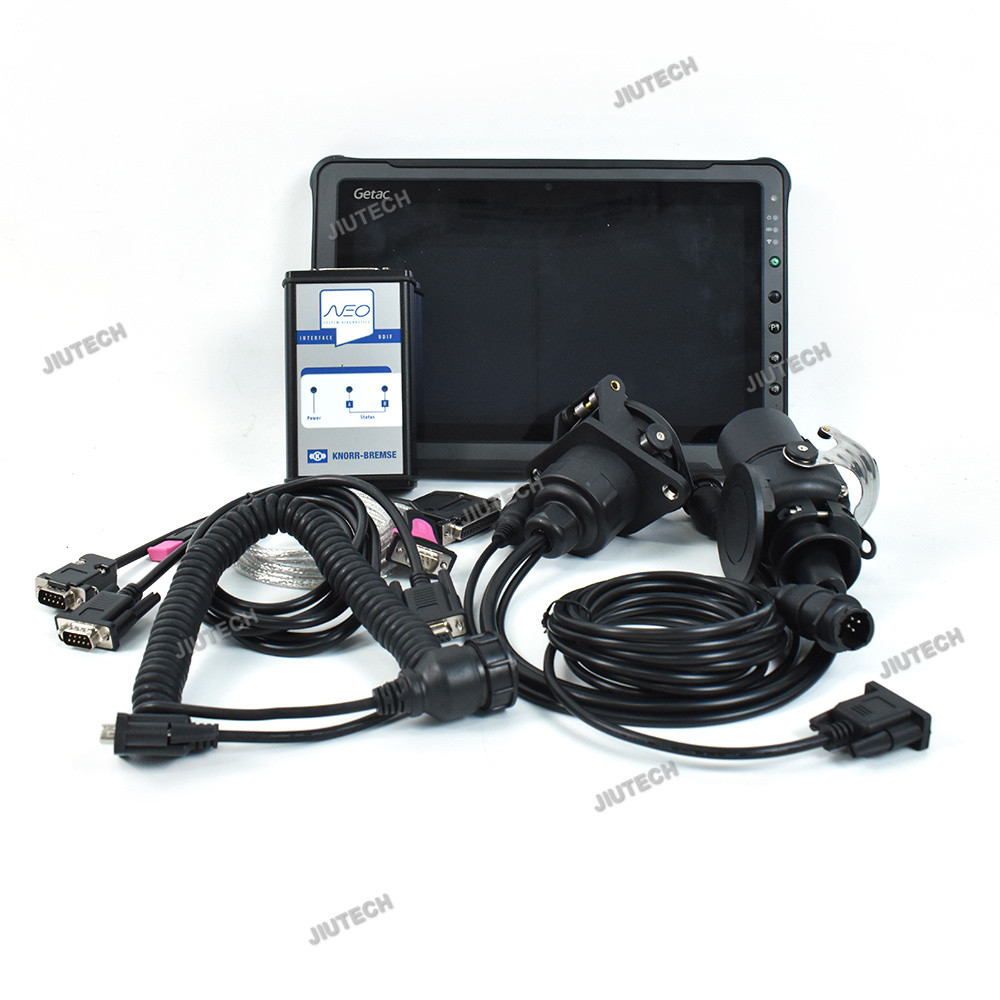 2024 Truck Trailer Brake Diagnostic Tool for KNORR-BREMSE Diagnostic Kit Knorr NEO UDIF Interface+Getac F110 Tablet