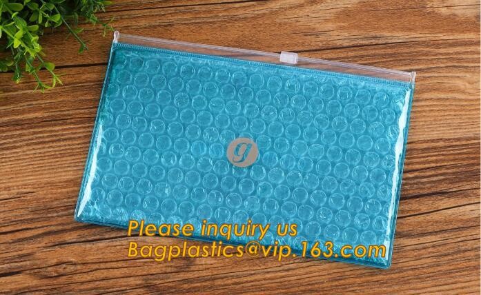 air mail metallic holographi rose gold bubble padded mailer / Zip lockkk bubble bag/ slider bubble bag,Holographic Factory