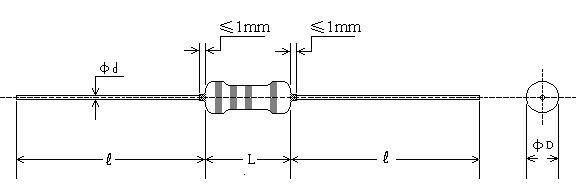 Knp Series Wirewound Resistors 5W 6x17mm 47ohm