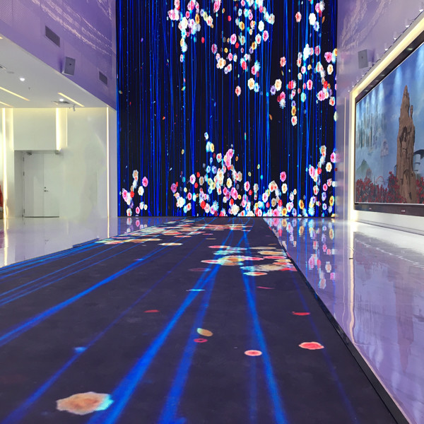 3840Hz Aluminum Floor LED Display with Customizable Cabinet Size 500*500mm