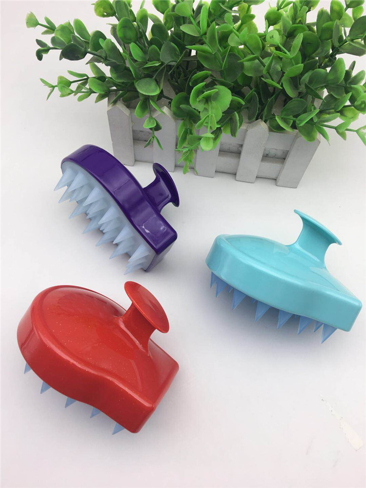 Shower Use Scalp Massaging Shampoo Brush , 68 G Silicone Shampoo Brush