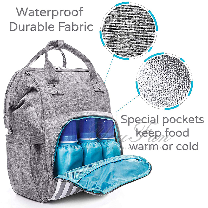 Unisex Nappy Stylish Bag baby diaper bag and bed