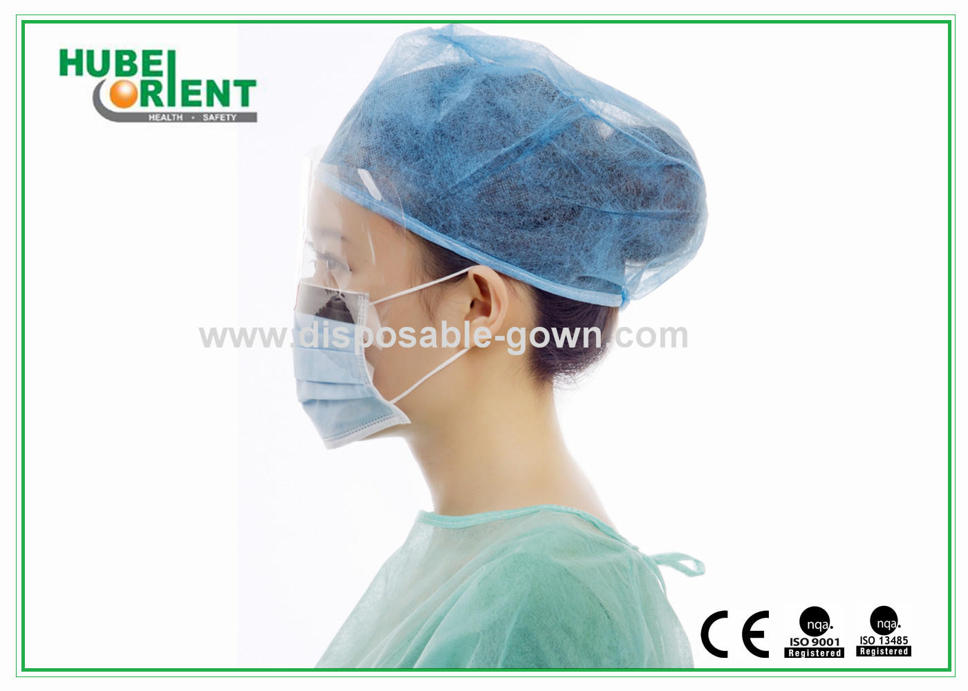 Disposable Non Woven Face Mask With Anti Fog Visor