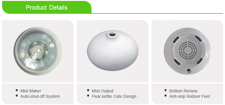 Innovations Decorative 80ml Ultrasonic Cool Mist Humidifier