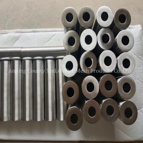 Stainless Steel V Wire Wrapped Continuous Slot Johnson Strainer Tube with Bevel