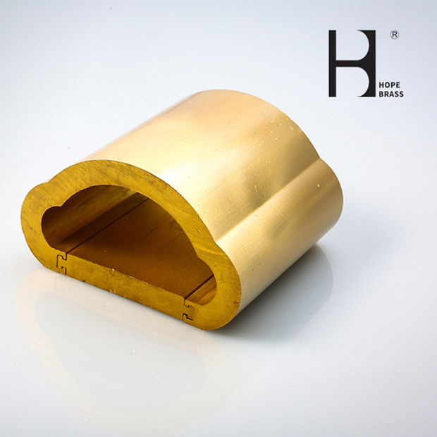 Rust Resistant Hpb58-3 Brass Handrail With Chrome Surface