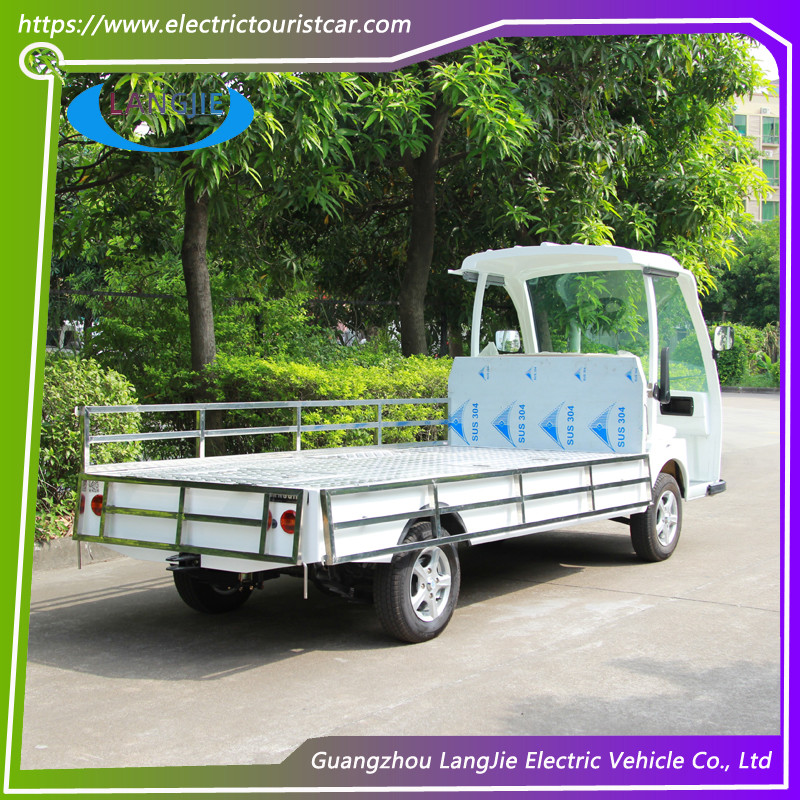 2 Seater Electric Hotel Buggy Car AC Electric Delivery Van With Cargo 25km/H For Factory