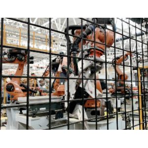 Robot multi-model flexible welding line project