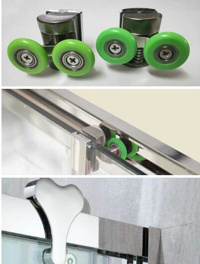 Dry Wet Separation One Type Glass Shower Door