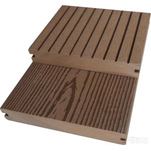 China Solid WPC Composite Wood Decking Foam Planking 140mm x 25mm on sale