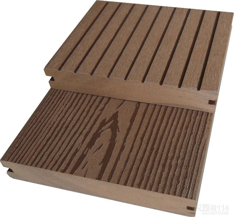 Brushed / Embossed WPC Composite Wood Decking 140 * 25mm Waterproof For Yard