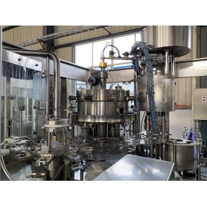 Plastic Bottle Carbonated Drink Filling Machine With Washing Filling Capping