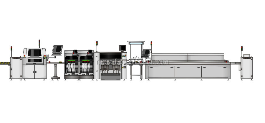Mirtec MS-11e 3D In-Line SPI Machine smt solder paste inspection machine