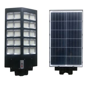  500w ABS material Black housing high quality integrated led all in one solar street light for outdoor lighting use Manufactures