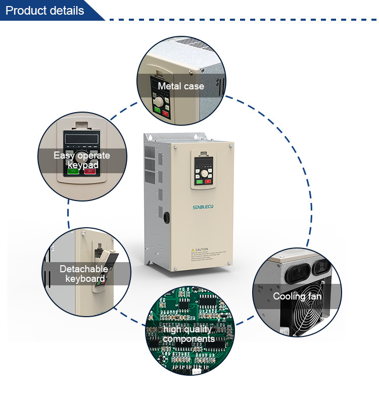 AC Drive 18.5KW Adjustable Frequency Converter For Three Phase Pump