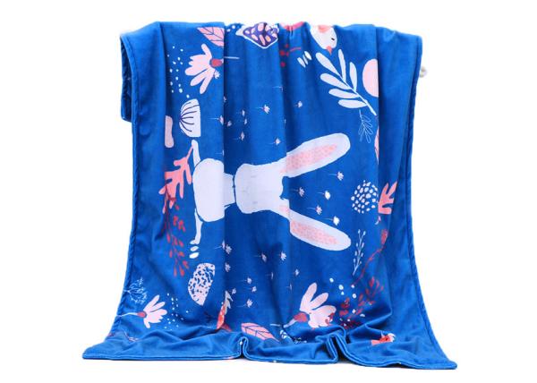 Mink 80 x 160CM Cashmere Velvet Fleece Blanket , Customized Christmas Design
