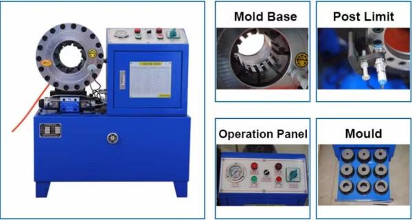 200 Pcs/H DX68 Hose Crimping Machine 2.5L / 5L / 10L 220v / 240v / 380v / 415v