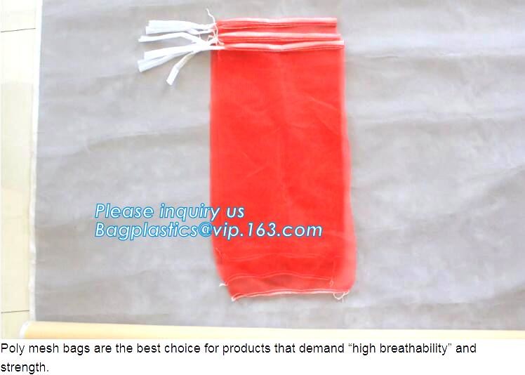 Reusable Solid Shopping Bag String Grocery Bag Shopper Cotton Tote Mesh Net Woven Portable Durable Shopping, BAGEASE