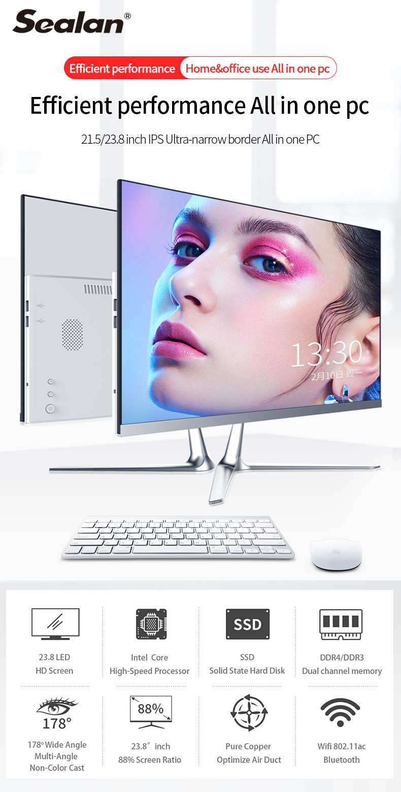 Standard 110W Power Adapter I7 4960 Pc All In One Core I7 ODM