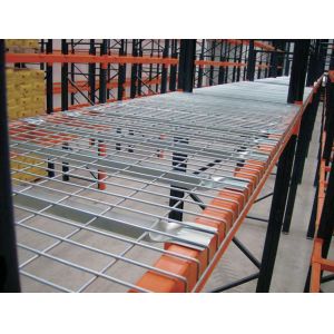 China 2.5M 300kg Industrial Wire Mesh Shelving 5 Shelf Heavy Duty Steel Boltless Storage Unit on sale