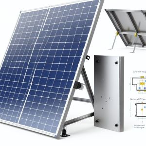 18kg Panel Weight Solar Energy System With Mounting System Pitched Roof STD And