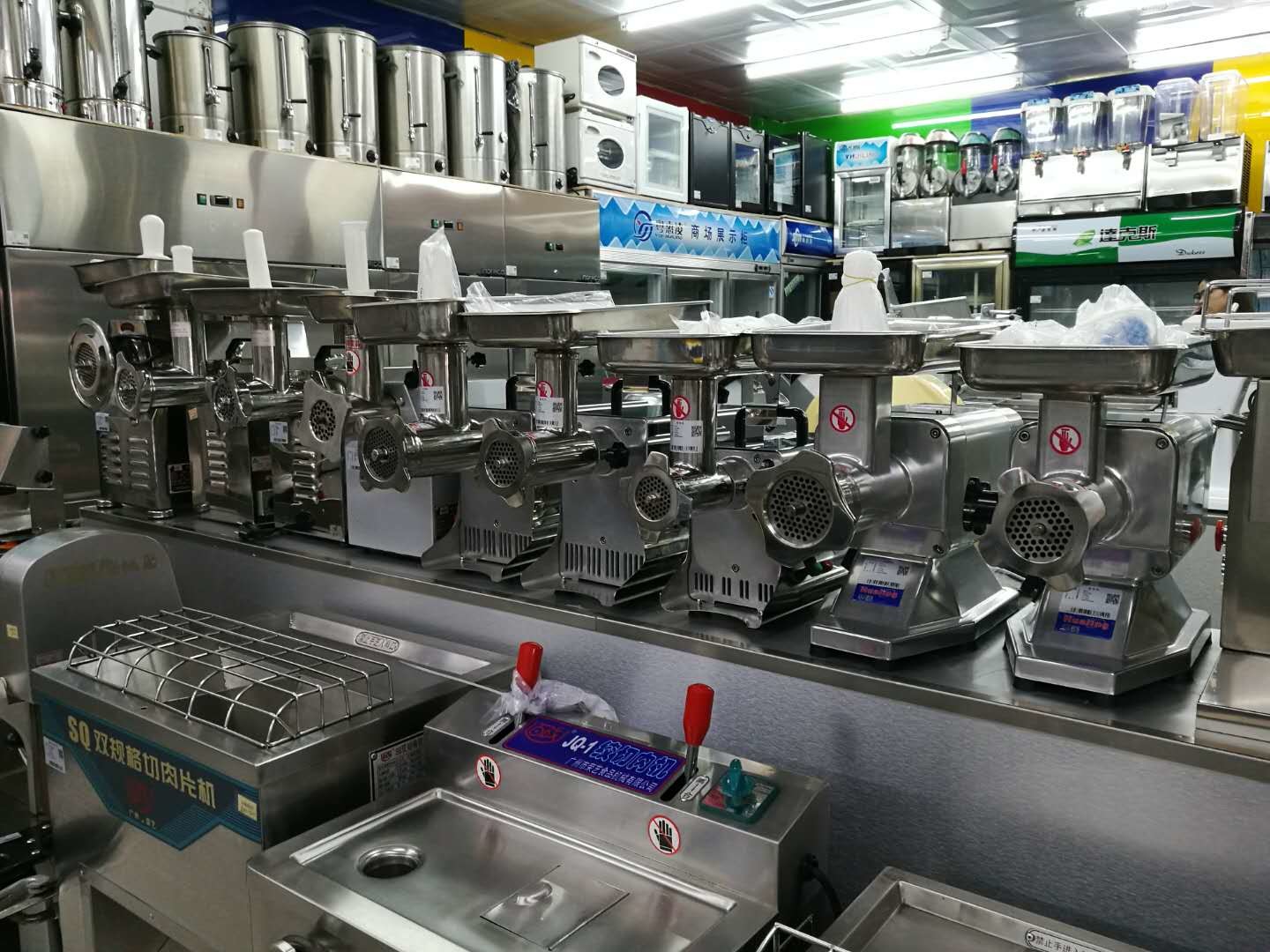 Aluminium Alloy Meat Grinder Mincer Food Processing Equipments CE RoHS Approve