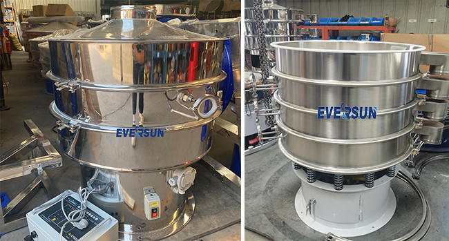 Custom 316L/304 Stainless Steel Powder Particle Rotary Vibrating Screen