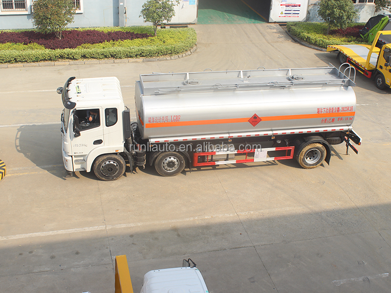 Factory Direct Price Dongfeng Jincheng 6x2 19.9cbm Flammable Fluid Methanol Crude Oil Chemical Tank Truck