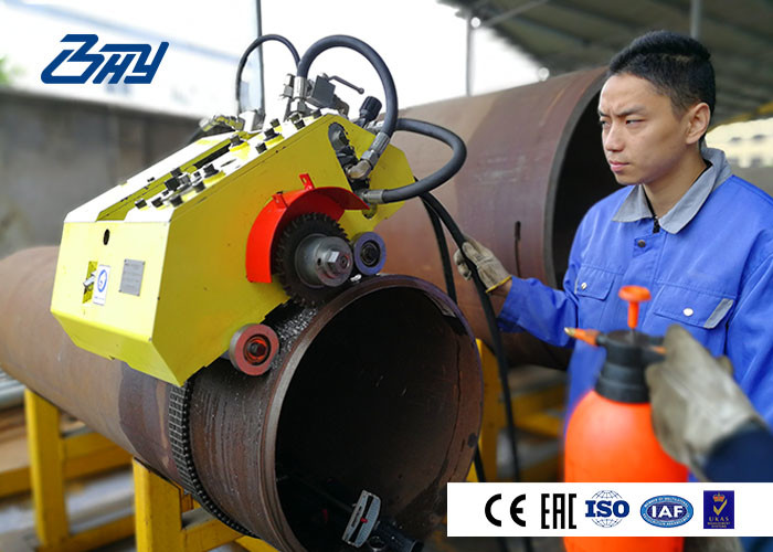 Travel Cutter for Large Diameter Pipe Cutter & Beveling, Portable Climbling Pipe Machine