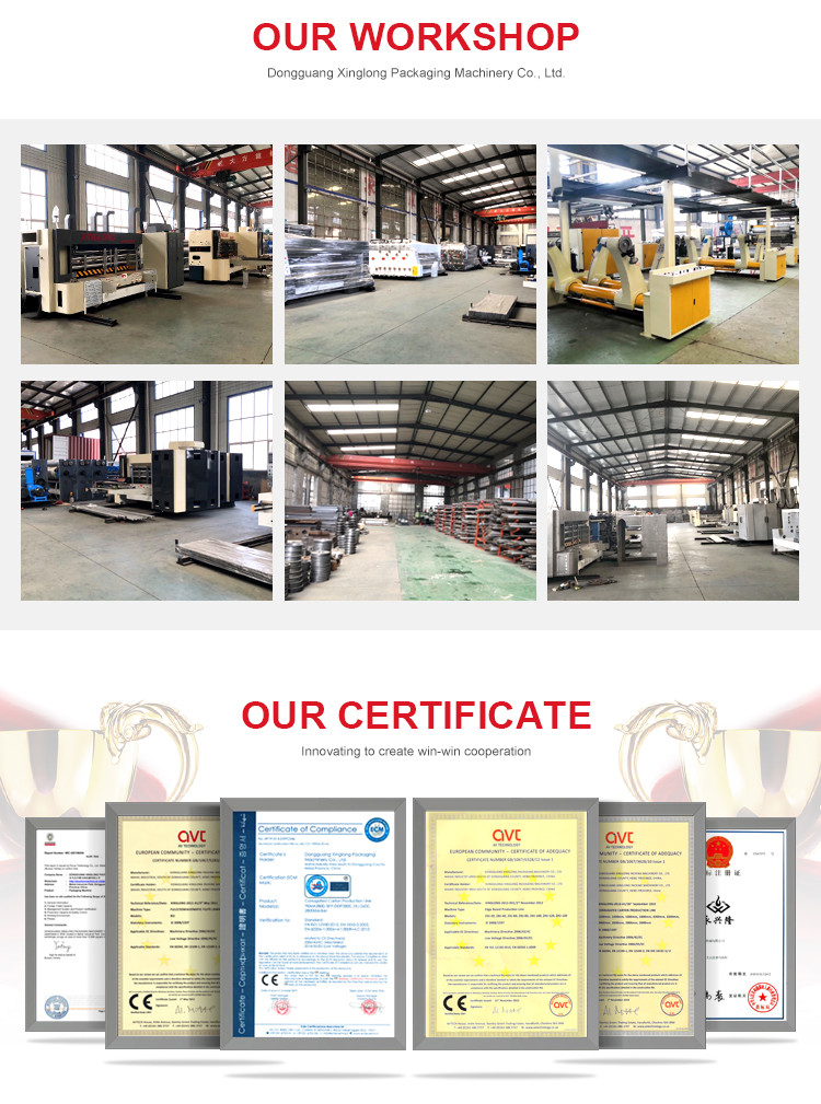 High Speed Slotter Die Cutter Multi Color Printing Electric Control Stable