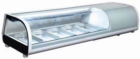 Countertop Commercial Fridge Sushi Display Case Mini Cooler Refrigerator