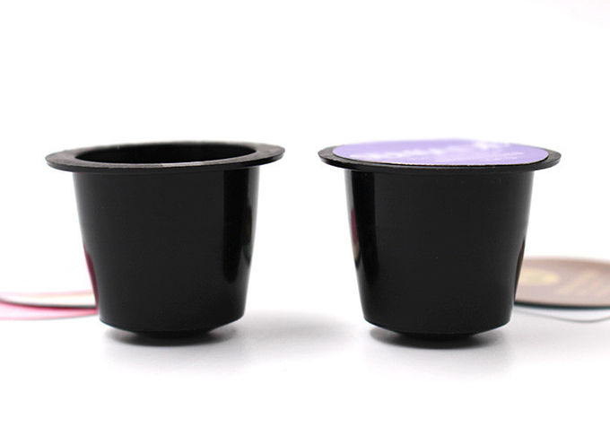 Black / Brown Color Refills Nespresso Machine Pods Capsules Capacity 6g With Sealing Film