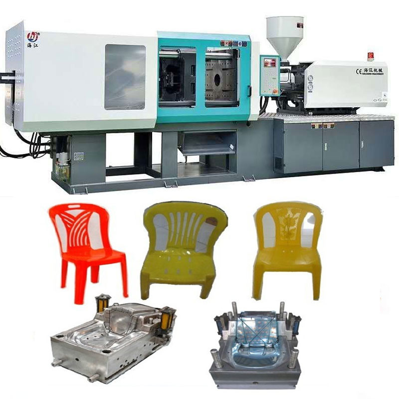 Automatic Plastic Chair Injection Moulding Machine With PLC Control System Shot Weight 50-100 G