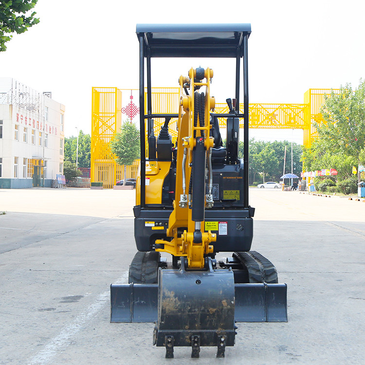 Hydraulic Excavator Machine 2 Tone Hightop Mini Digger With Telescopic Track Chassis