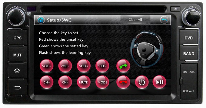 Ouchuangbo Car Radio GPS Navi Toyota Vios Avanza 2003-2010 Auto DVD Multimedia System OCB-6229A