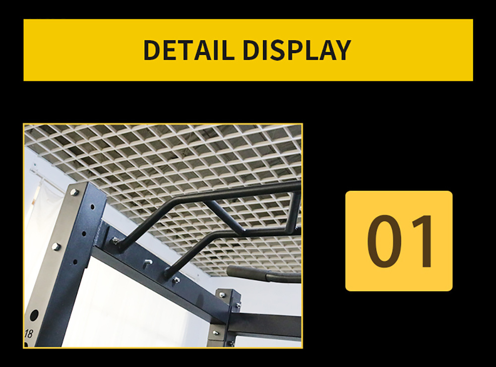 Commercial Gym Fitness Equipment and Home Strength Machine Wallmount Squat Rack