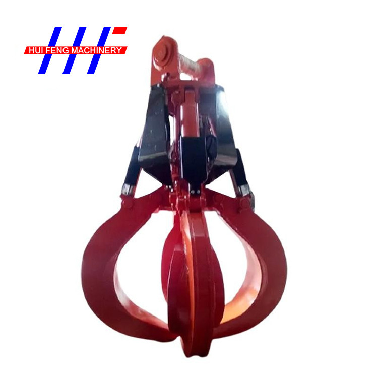 Hardox 400 Hydraulic Grapple For Excavator Orange Peel Grab Bucket Robust