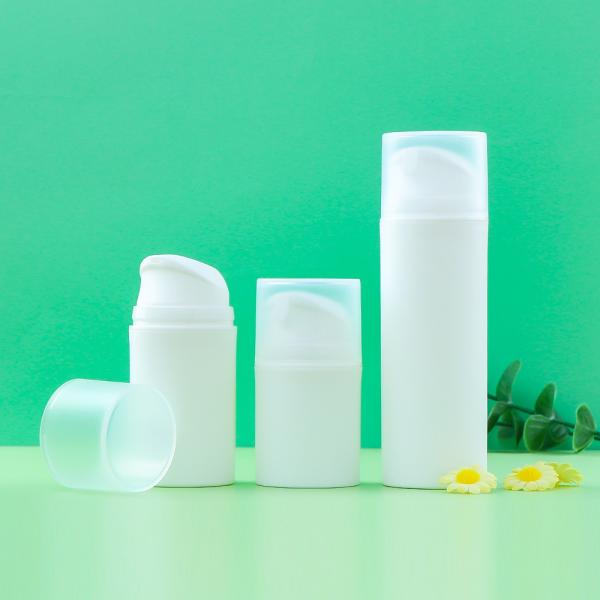 Skin Care Airless Pump Bottles Natural PP For Effortless Dispensing Creams /